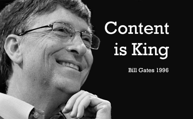 Contents is King by Bill Gates 전문 번역